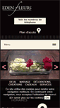 Mobile Screenshot of eden-fleurs-ajaccio.fr